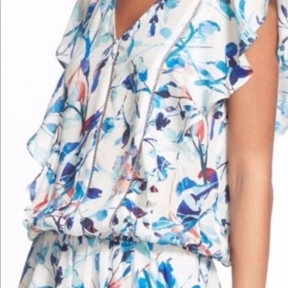 Parker size xs silk flower dress